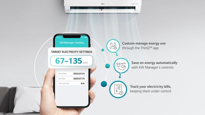 kW Manager có thể kiểm soát việc sử dụng năng lượng thông minh