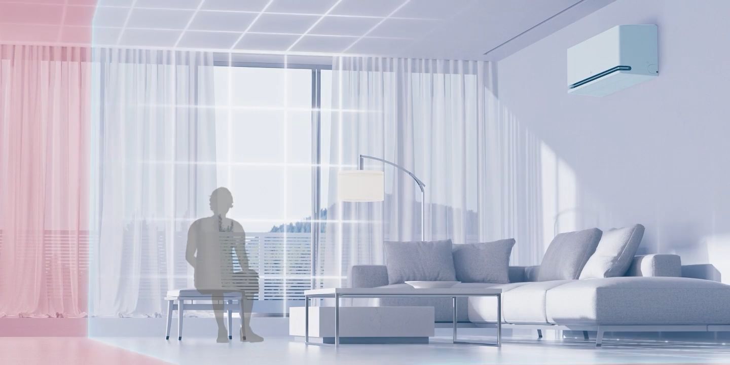 Công nghệ AI được trang bị trên điều hòa LG IDH09M1