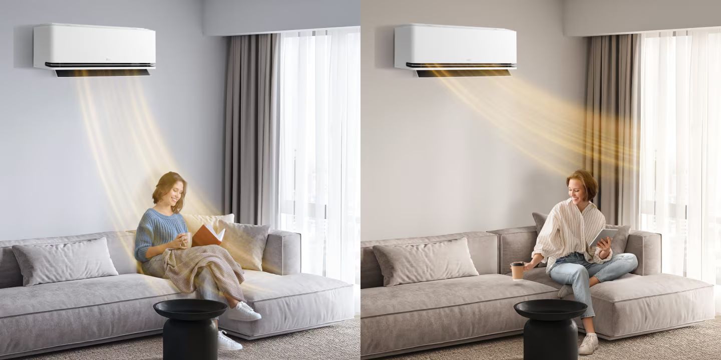 Dòng điều hòa 2 chiều này cũng được sưởi ấm thông minh hơn với AI