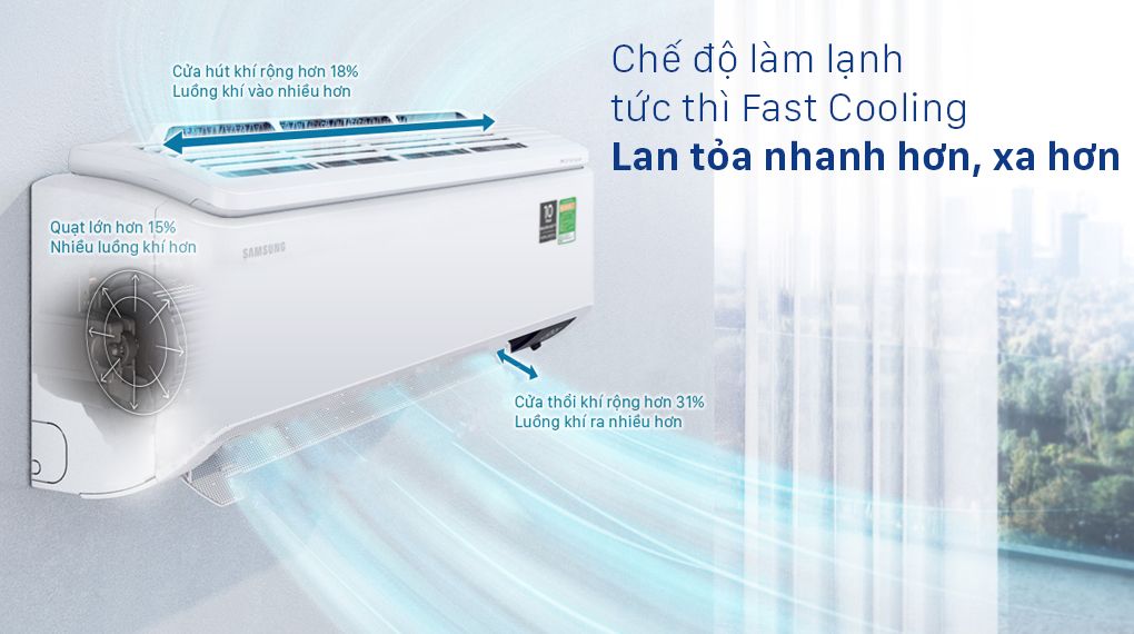 Điều hòa Samsung có tốt không - Công nghệ làm lạnh